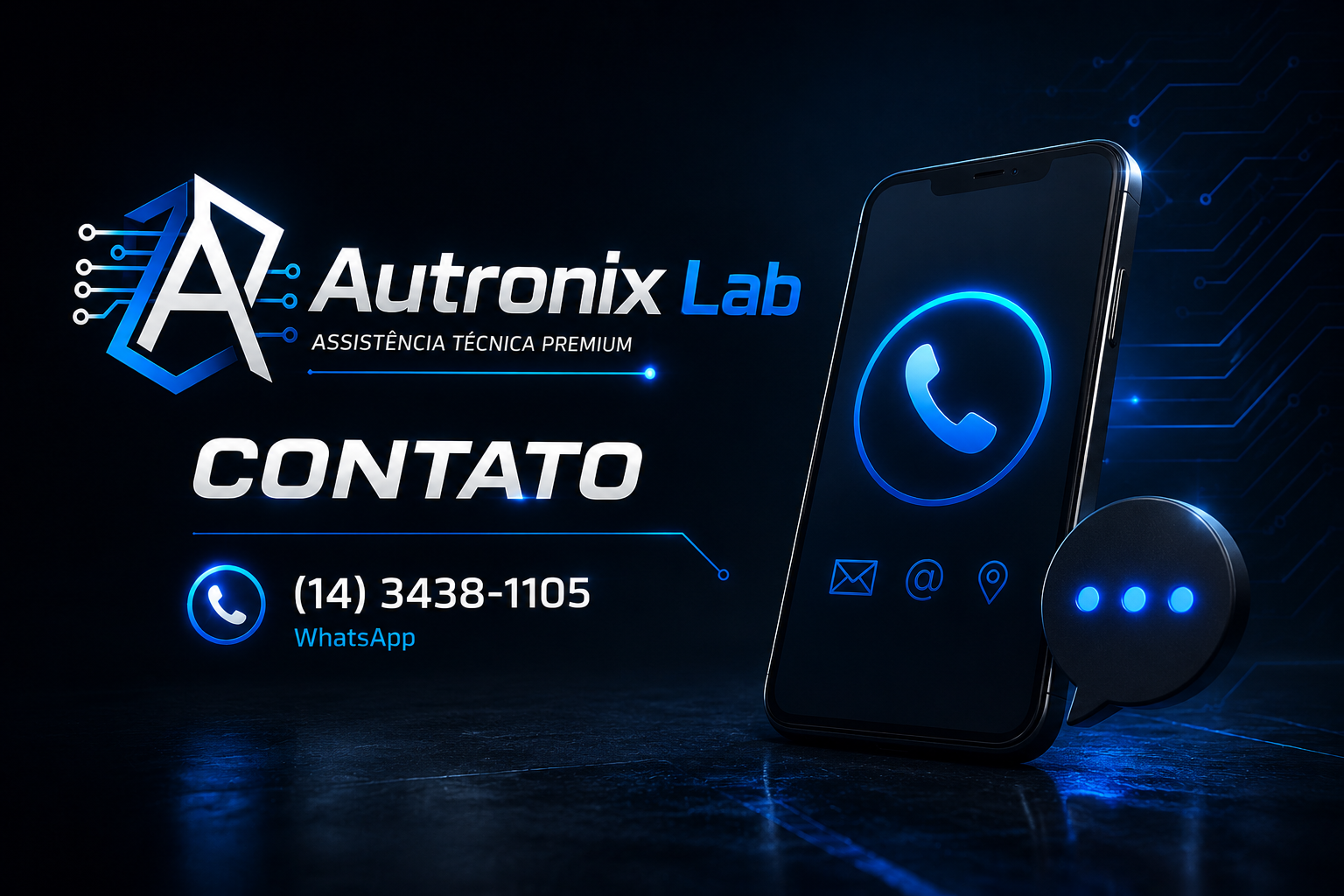 Contato e localização da AUTRONIX LAB